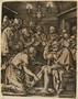 Raimondi Marcantonio - Cristo lava i piedi agli Apostoli (dalla serie: Piccola passione)